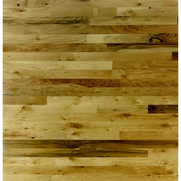 Unbranded White Oak #2 Com 3/4 in. T x 1-1/2 in. W Unfinished Solid Hardwood Flooring (17.5 sq.ft./Case)