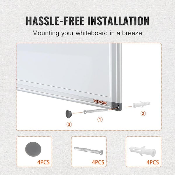 out nchami様 ワイヤーフレーム ❁ ホワイトシャビー VEVOR Calendar Whiteboard 36 in. W. x 24 in. Magnetic Dry Erase