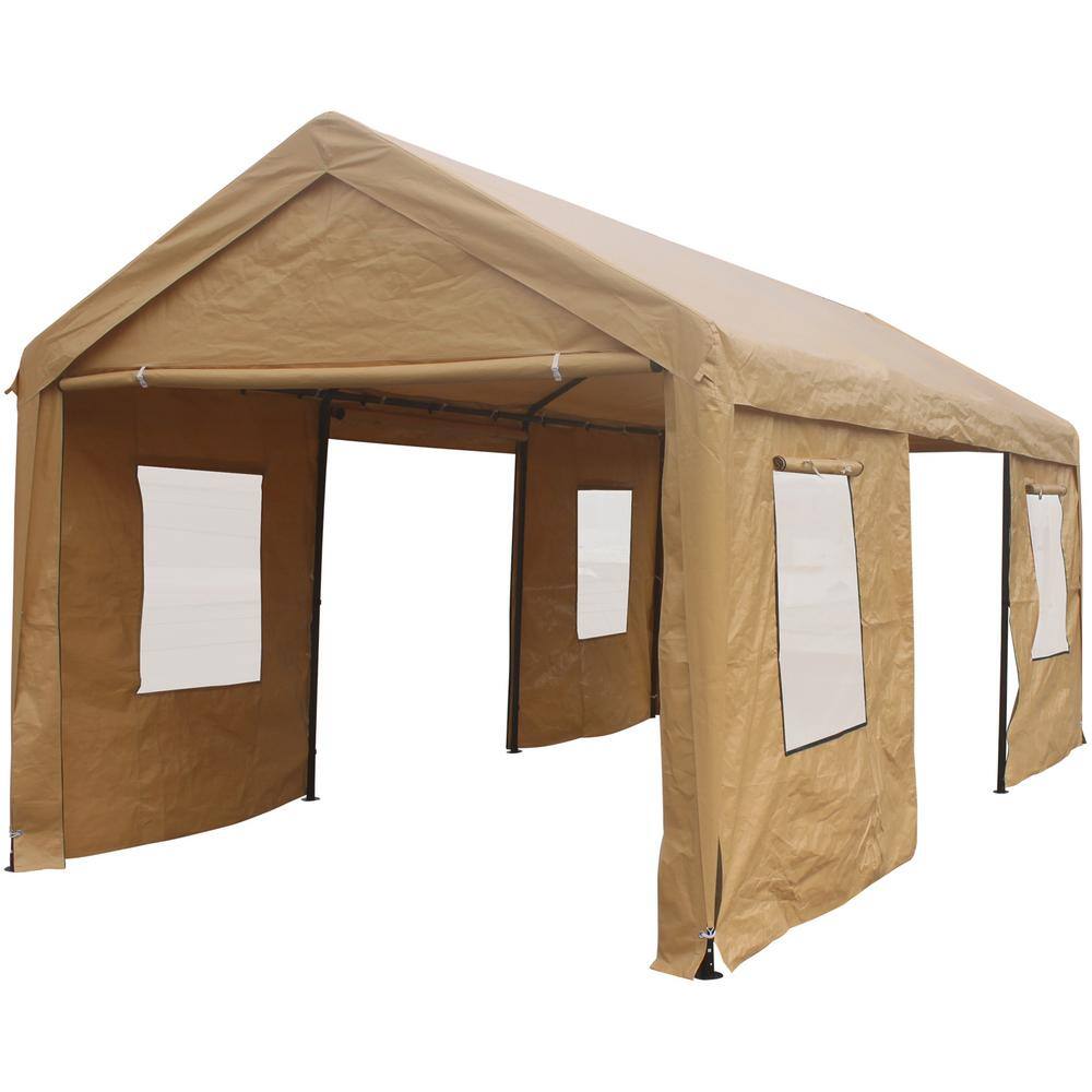 12 ft. x 20 ft. Heavy Duty Outdoor Portable Garage Ventilated Canopy Carports price history on PriceWatchPro