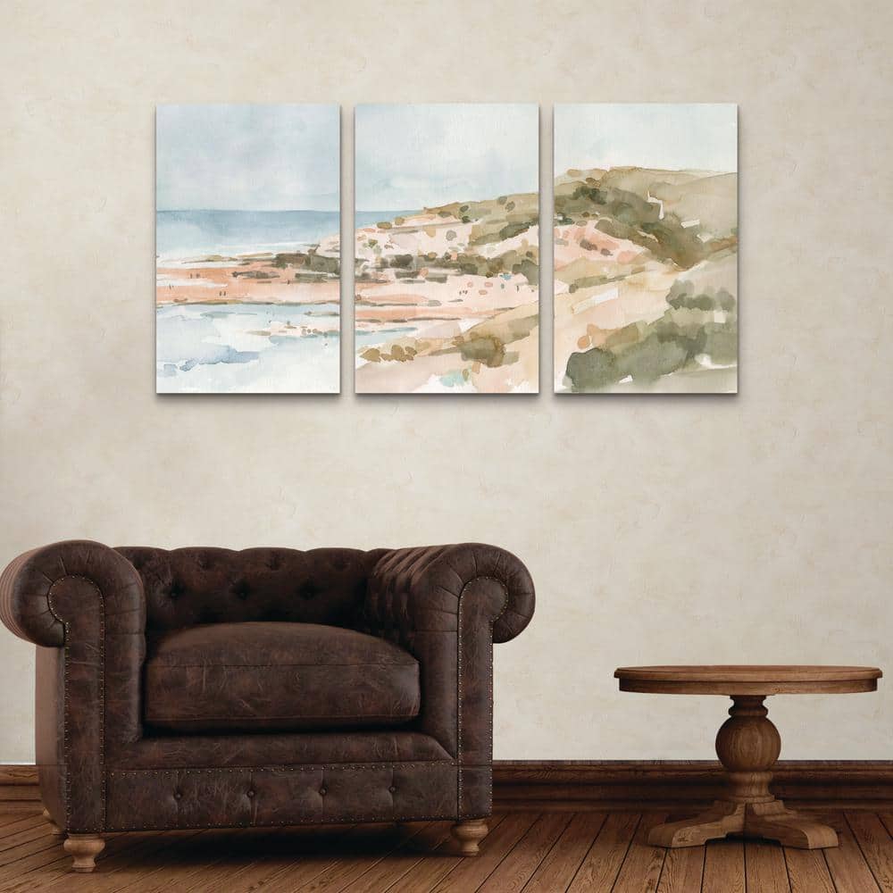 Emma Caroline Neutral Seaside II Multi Panel Canvas Print