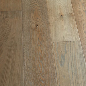 Santa Barbara French Oak 9/16 in.T x 8.7 in.W Tongue & Groove Wirebrushed Engineered Hardwood Flooring(27.1 sq.ft./case)