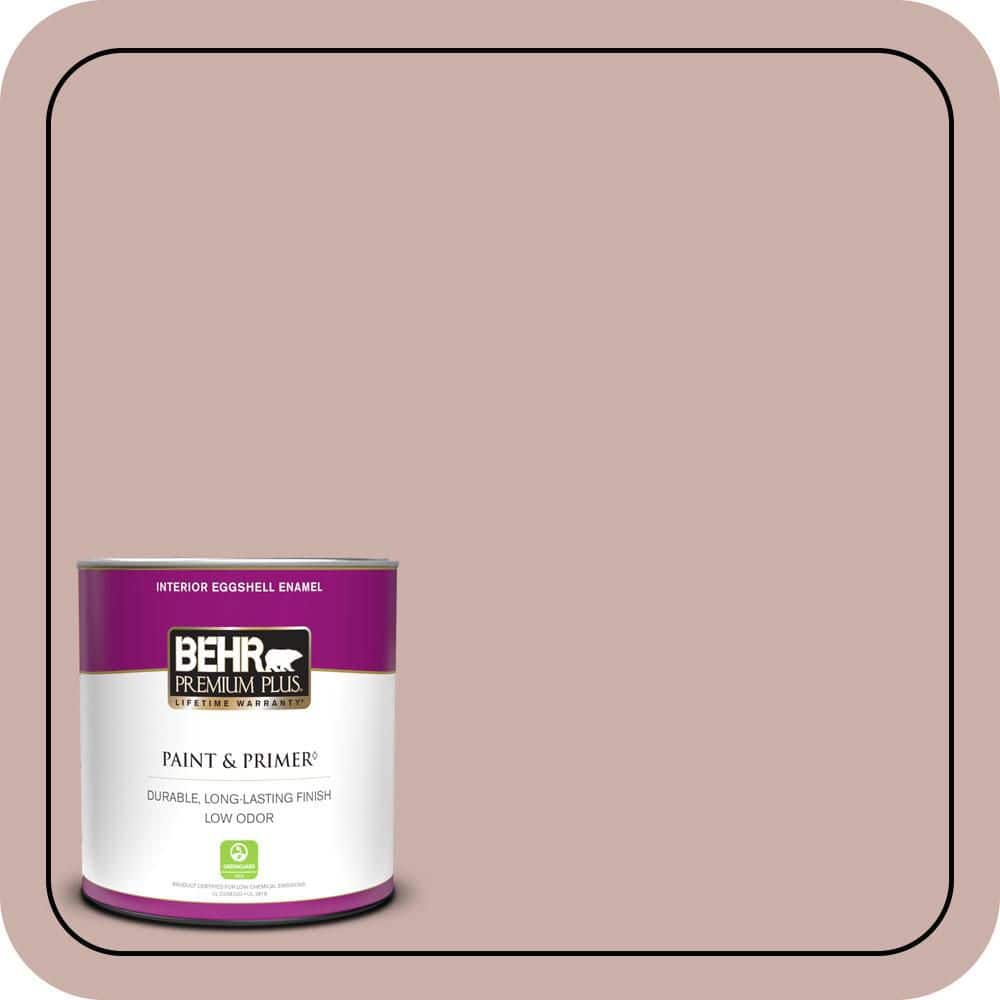 1 qt. #HDC-CT-07A Vintage Tea Rose Eggshell Enamel Low Odor Interior Paint & Primer price history on PriceWatchPro