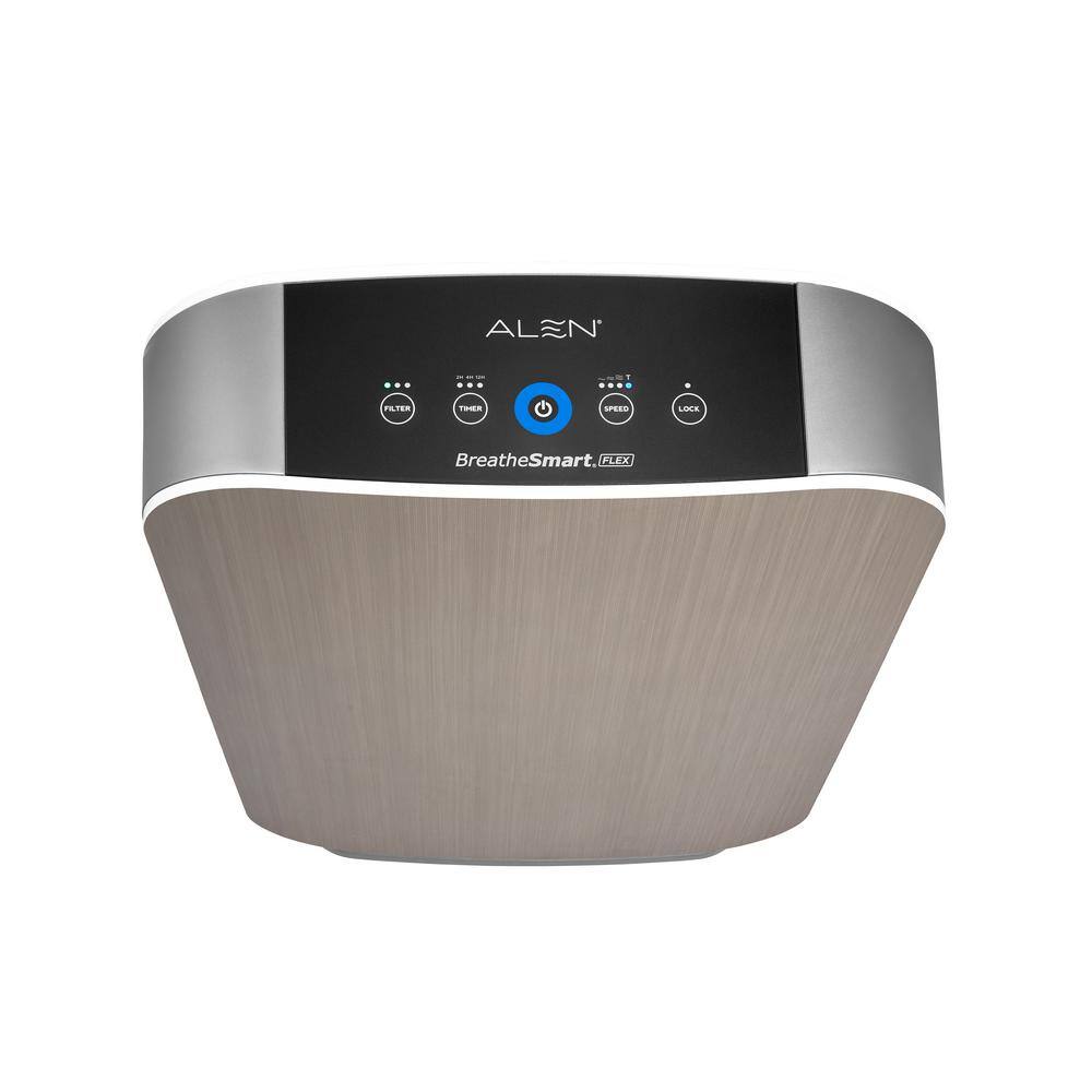 Brushed Stainless Tower HEPA Air Purifier with Odor Absorbing