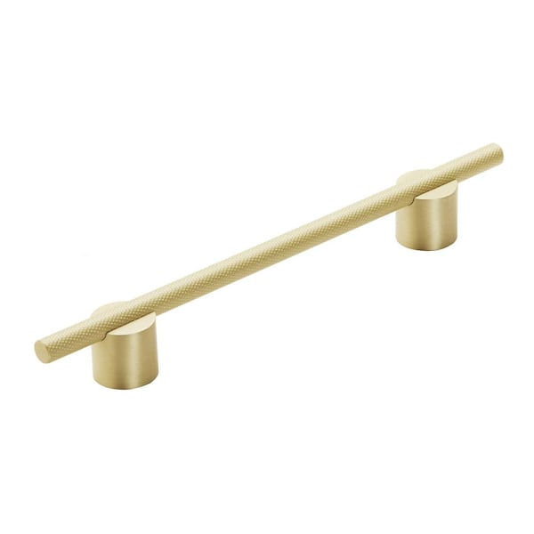 Amerock Transcendent 6-5/16 in. (160mm) Modern Matte Gold Bar Cabinet Pull