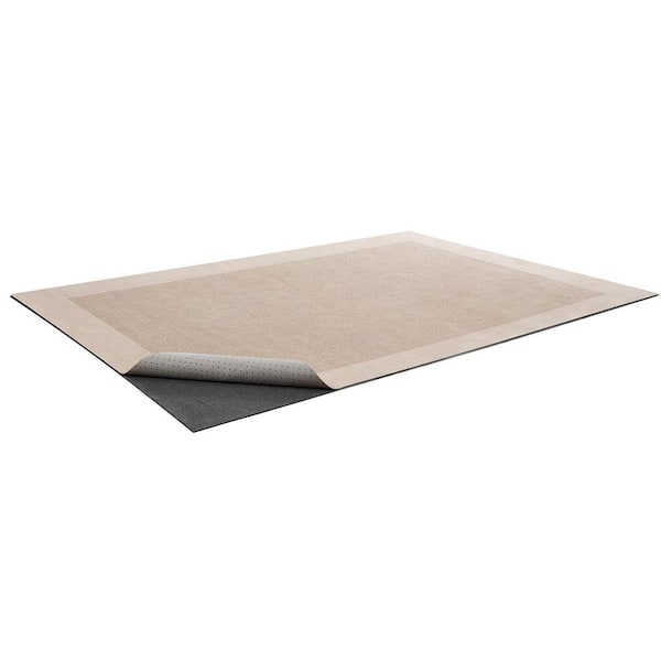 Rug Pad 8 x 10 ft., Non-slip Carpet Area Pad, Rug Mat Padding with Dual Surface Felt Cushion & Rubber Gripper