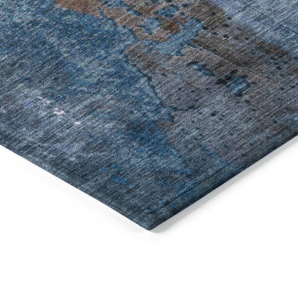 Chantille Machine Washable Indoor/Outdoor Abstract ACN1870 Coffee 5 ft. x 7 ft. 6 in. Accent Rug