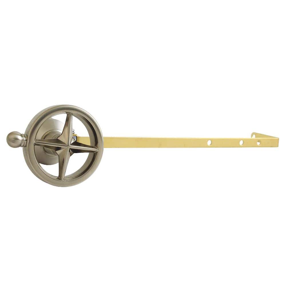 Levante Universal Front or Side Mount Toilet Tank Lever with Knurled Handle in Brushed Nickel price history on PriceWatchPro
