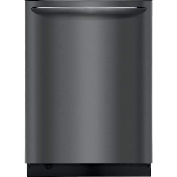 Frigidaire 24 in. Black Stainless Steel Built-In Tall Tub Dishwasher with Dual OrbitClean Spray Arm, ENERGY STAR, 54 dBA