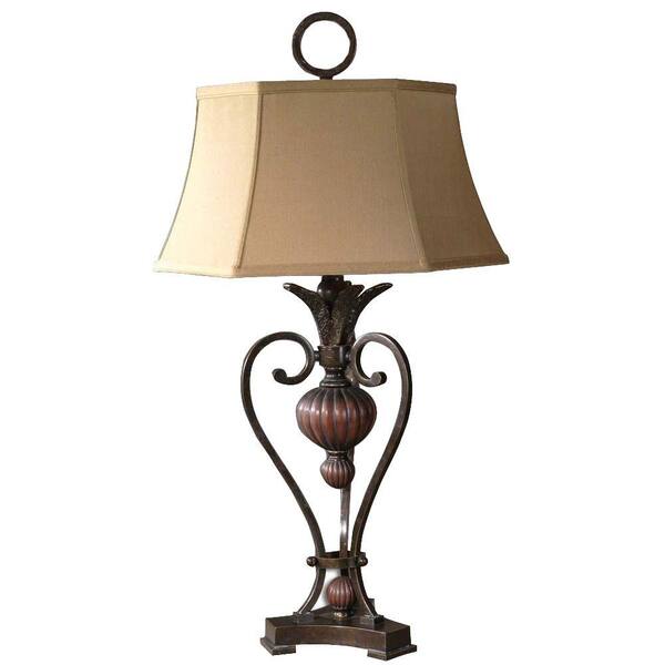 Global Direct 37 in. Golden Bronze Table Lamp
