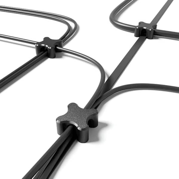 AGPTEK Kabelhalter, magnetische Kabelclips, Kabelführung mit Basis