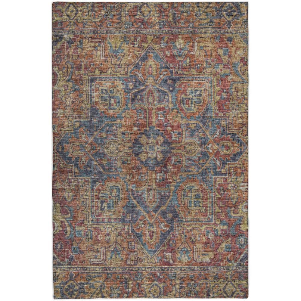Dream Shag Premium Machine Washable Abstract ADS571 Red 9 ft. x 12 ft. Area Rug price history on PriceWatchPro