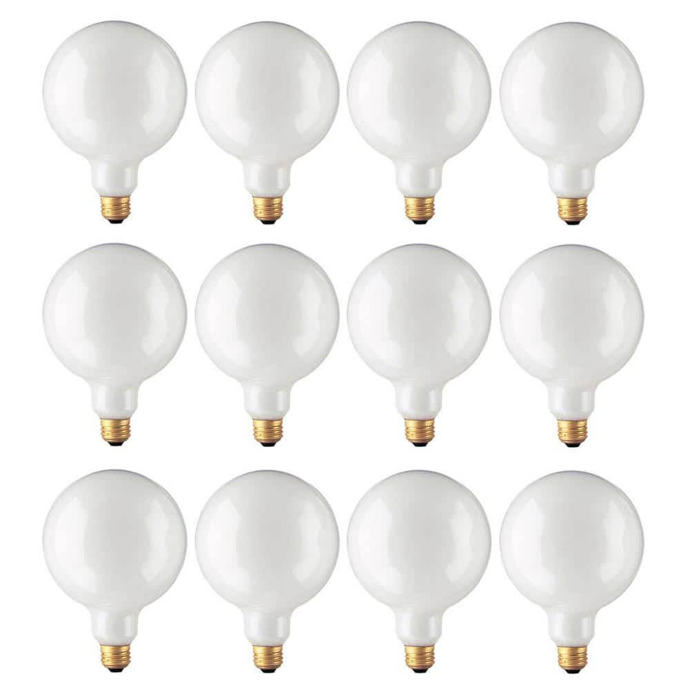 15-Watt Warm White Light G40 (E26) Medium Screw Base Dimmable White Incande