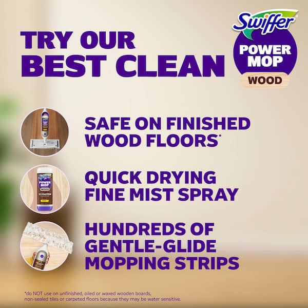 Power Mop Wood Mopping Pad Refills (11-Count)