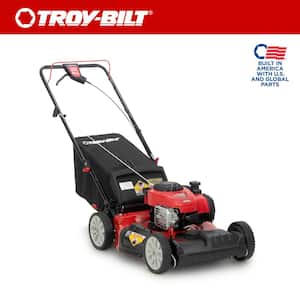 21 in. 140 cc Briggs and Stratton Gas Engine Self Propelled Lawn Mower with Rear Bag and Mulching Kit Included