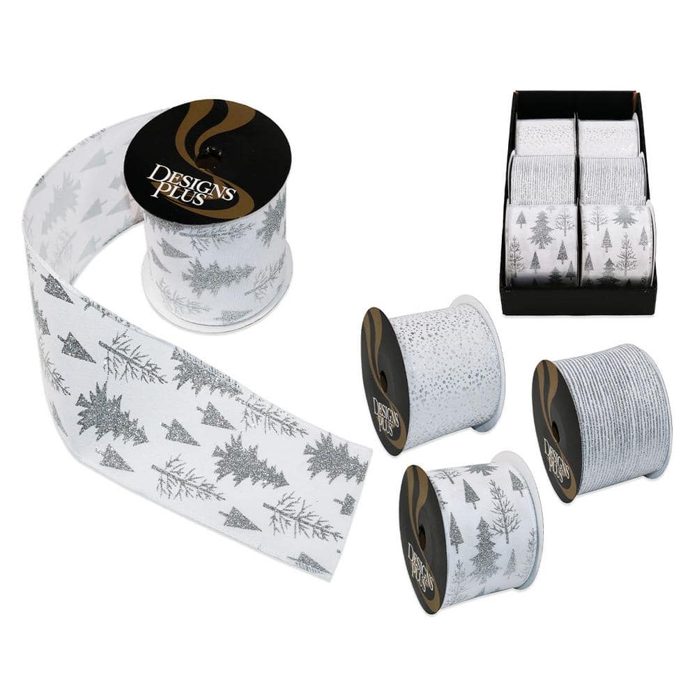 Christmas Cardinals Xmas Wire Ribbon (24-Pack)