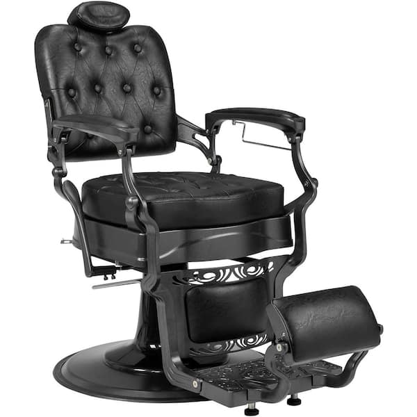 Karl home Reclining Ergonomic Hydraulic Barber Chair Beauty Spa