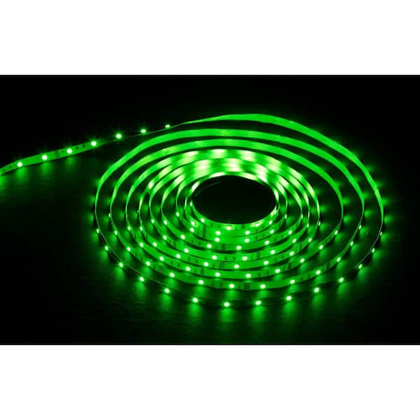 violist Mijnwerker Uitdaging Commercial Electric 20 ft. Indoor LED RGB Tape Light with Remote Control  17068 - The Home Depot