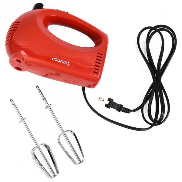 BLACK+DECKER Helix Performance Mixer 60-in Cord 5-Speed Red Hand
