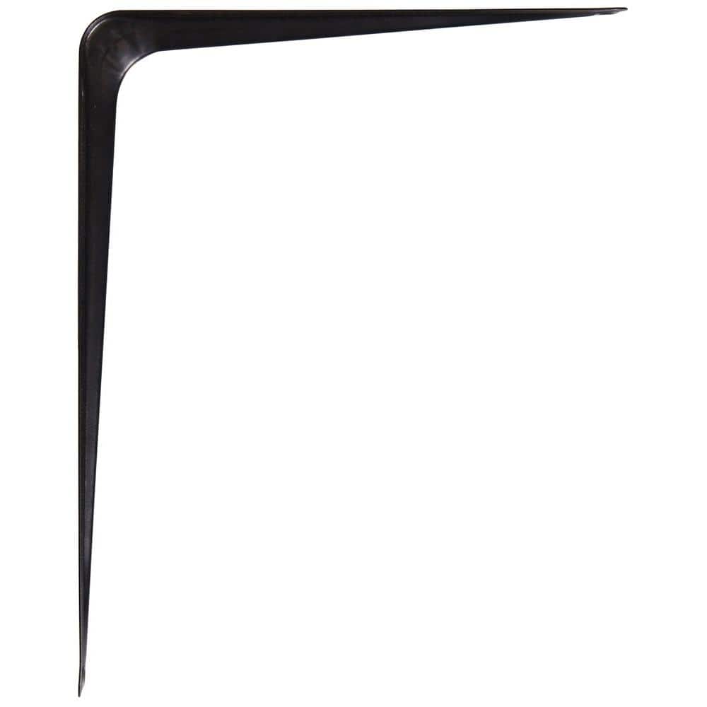6 in. x 8 in. Shelf Bracket in Black (20-Pack) price history on PriceWatchPro