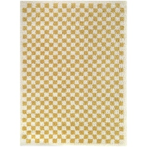 Covey Mustard 5 ft. x 7 ft. Geometric Area Rug