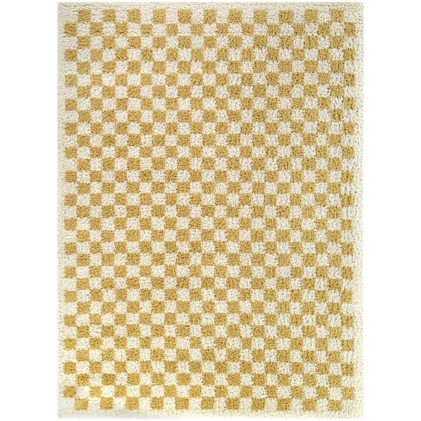 BALTA Covey Mustard 7 ft. x 9 ft. Geometric Area Rug