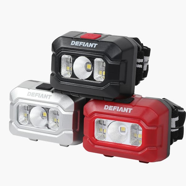 Defiant 100 Lumens LED Headlight Combo (3-Pack)