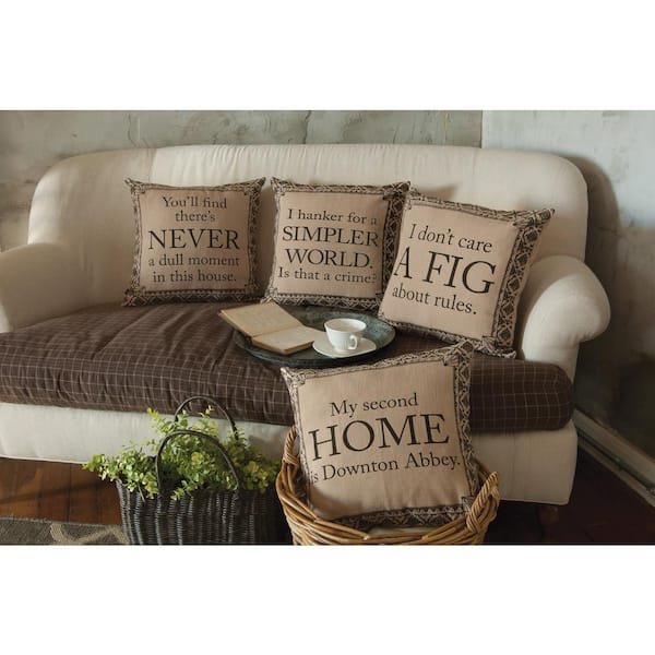 Heritage Lace Downton Life Sesame/Iron A Decorative Pillow