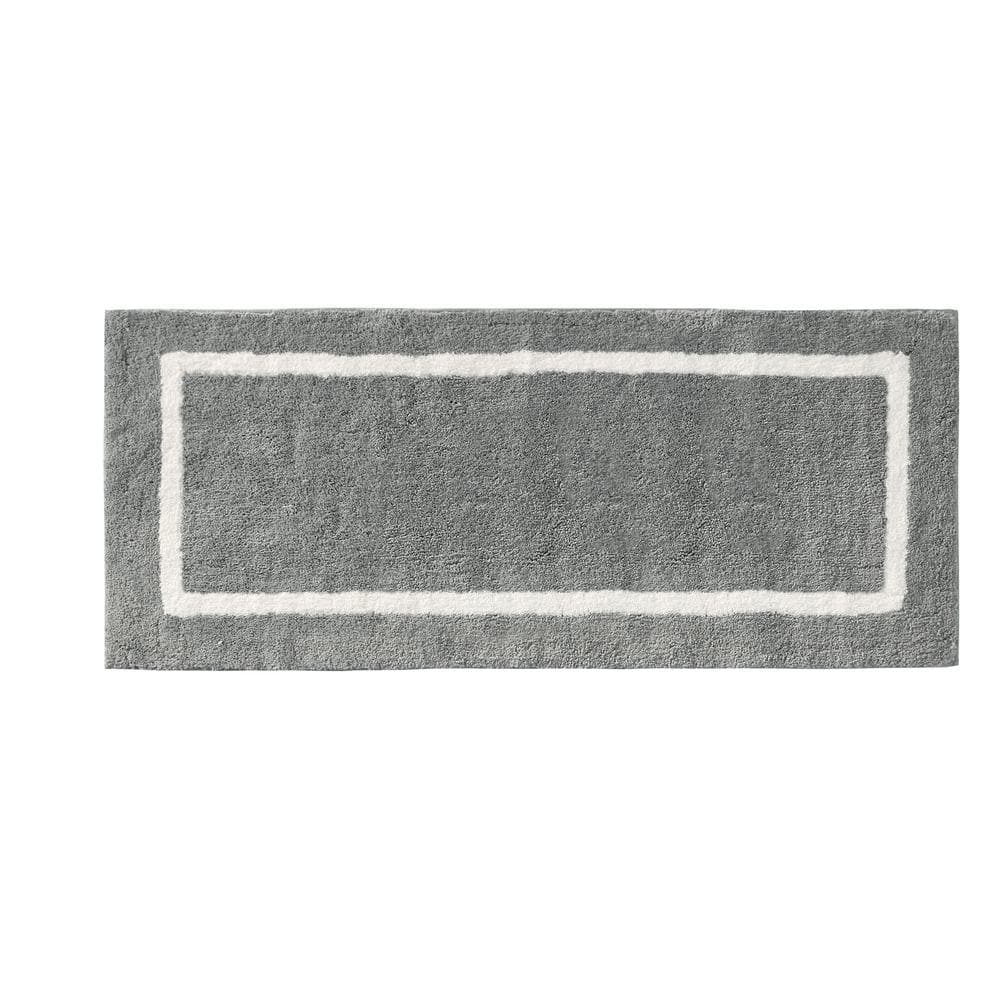 Shop Bittman Reversible High Pile Tufted Bath Rug Grey-MP72-5666