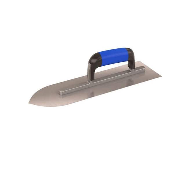 Bon Tool 14 in. x 4 in. Pointed Front Trowel Comfort Grip Handle