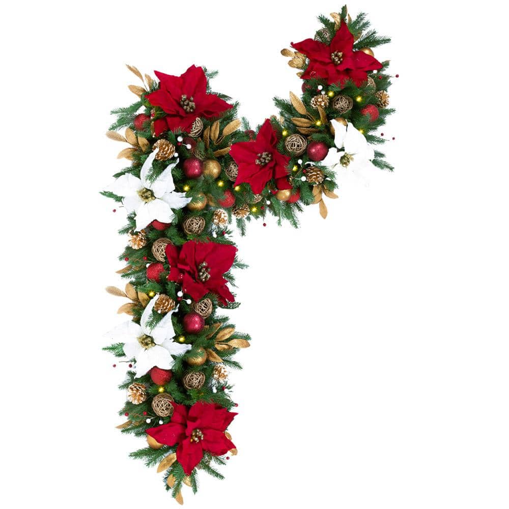 EASY TREEZY 6 ft. Pre Lit Decorated Holiday Artificial Christmas