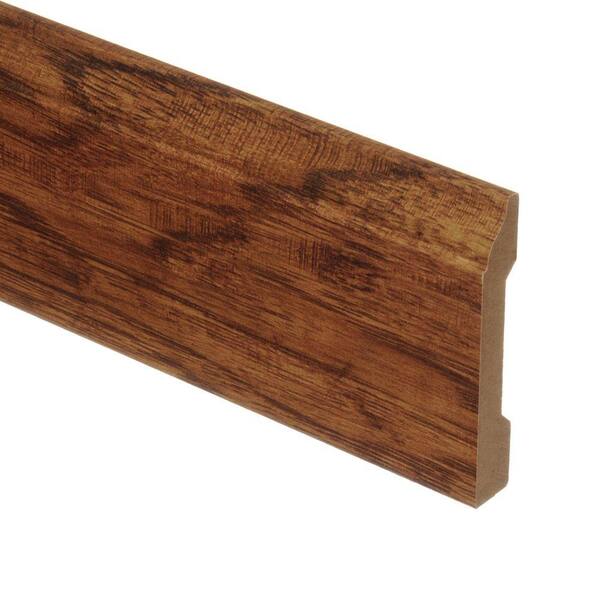 Zamma Old Mill Hickory 9/16 in. Thick x 3-1/4 in. Wide x 94 in. Length Laminate Wall Base Molding