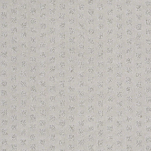Lifeproof Crown - Rain Drop - Gray 42.1 oz. Nylon Pattern Installed Carpet