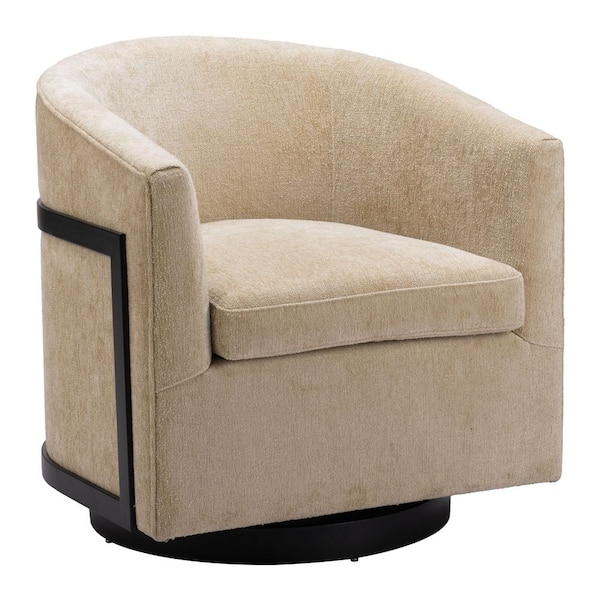 Hanko Beige Swivel Chair