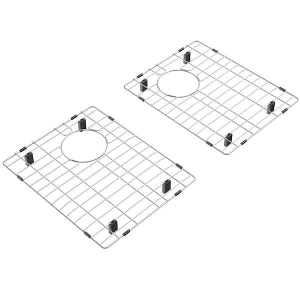 14.5 in. L x 11 in. W 2-Bottom Grids for Kitchen Sink in Stainless Steel