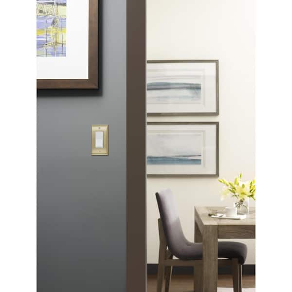 Gold 1-Gang Decorator/Rocker Wall Plate (1-Pack)