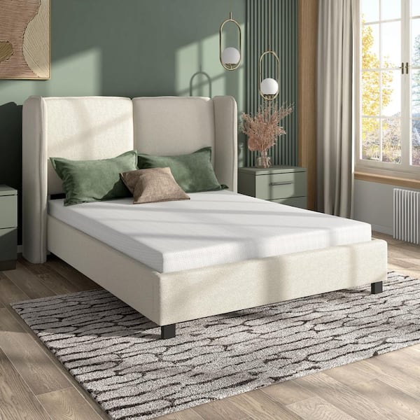 Furniture of America Fynx Queen Medium Wave Comfort Memory Foam 8 in Bed-in-a-Box Mattress