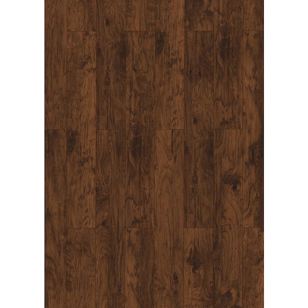TrafficMaster Saratoga Hickory 6 mm T x 7.56 in. W Laminate Wood Flooring (34.55 sq.ft./case)