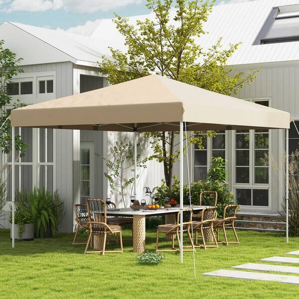 13 ft. x 13 ft. Outdoor Pop-Up Gazebo, Height Adjustable Canopy