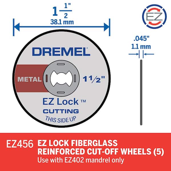 Dremel - 5 pc. 1-1/4 In. Fiberglass Reinforced Cut-Off Wheel
