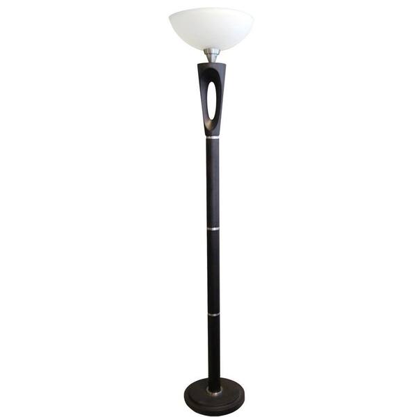 Filament Design Cathrine 1 Light 72 in. Espresso Floor Lamp