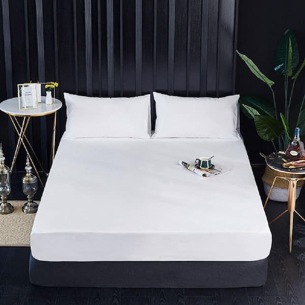 Shatex Bedding Zippered Mattress Encasement Full - 100% Waterproof Mattress polyester fiber Protector Mattress Cover