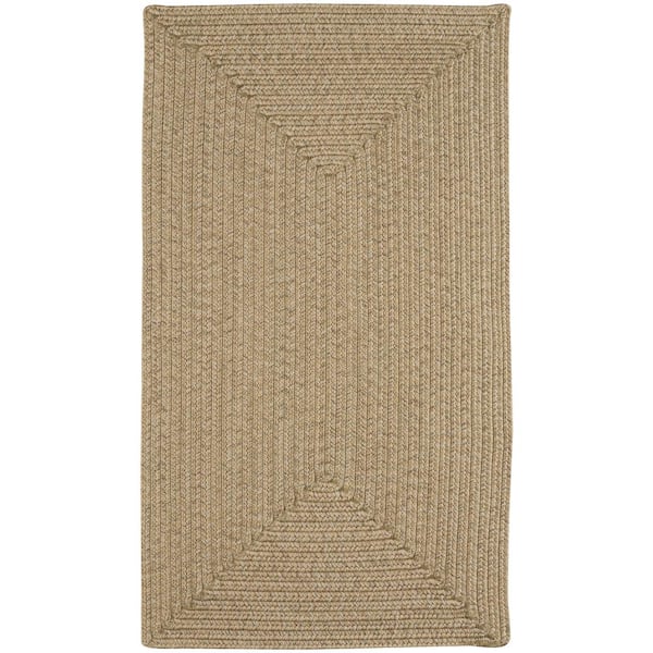Candor Concentric Tan 2 ft. x 8 ft. Area Rug