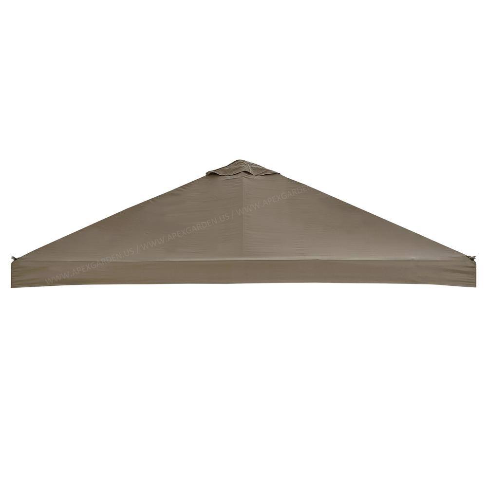 Brown Polyester Replacement Canopy Top for 10' x 10' Gazebo