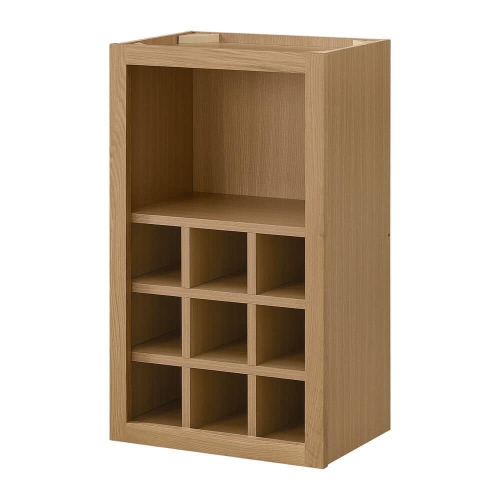 Avondale 18 in. W x 12 in. D x 30 in. H Ready to Assemble Plywood Shaker Specialty Wall Kitchen Cabinet in White Oak price history on PriceWatchPro