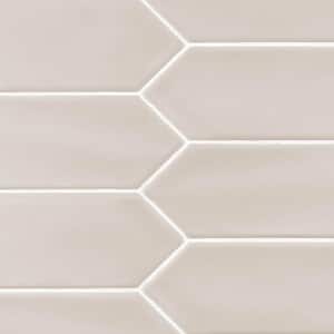 Matte Taupe 3 in. x 12 in. Ceramic Picket Wall Tile (9.33 sq. ft./Case)