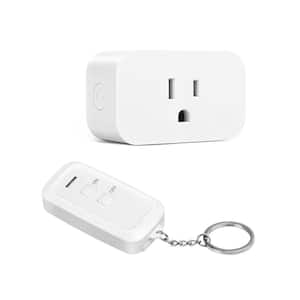 Indoor Wireless Remote Control Outlet Switch, 15A/1875-Watt, 100 ft. RF Range - white