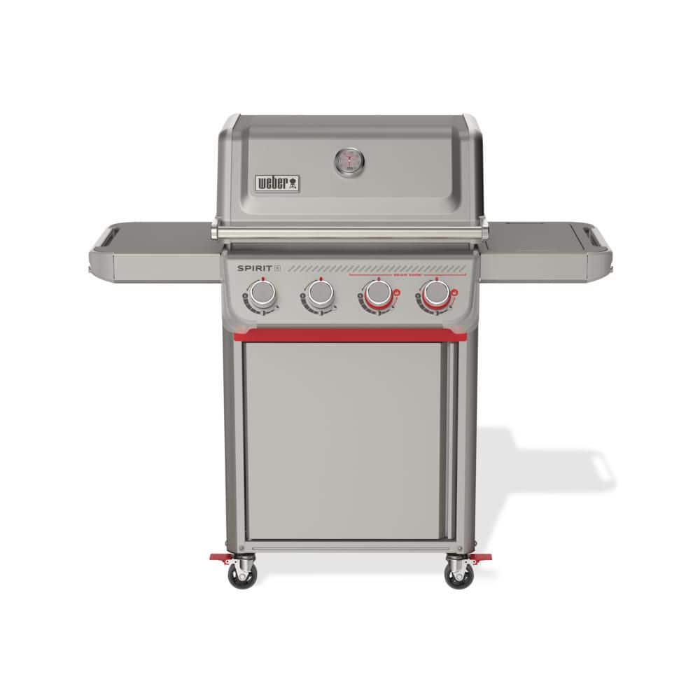 Weber Spirit E-425C 4-Burner Liquid Propane Gas Grill in Titanium