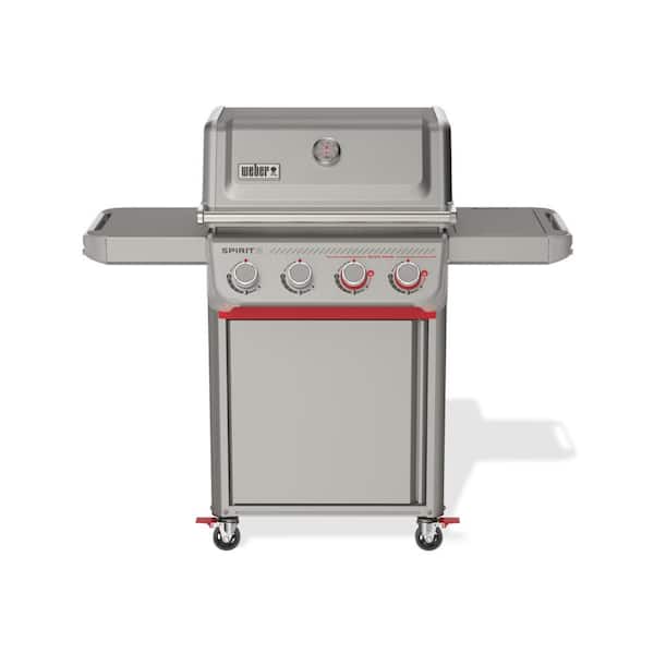 Spirit E-425 4-Burner Liquid Propane Gas Grill in Titanium