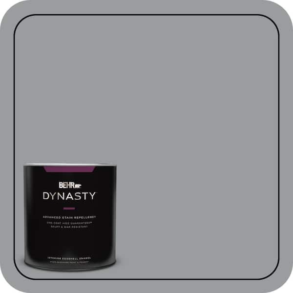 1 qt. #N500-4 Pencil Sketch One-Coat Hide Eggshell Enamel Interior Stain-Blocking Paint and Primer