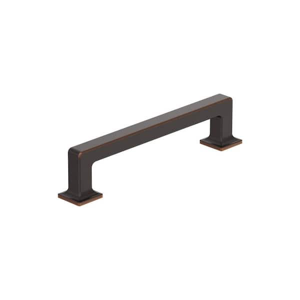 Lintel 5-1/16 in. (128mm) Center-to-Center Oil-Rubbed Bronze Bar Cabinet Pull